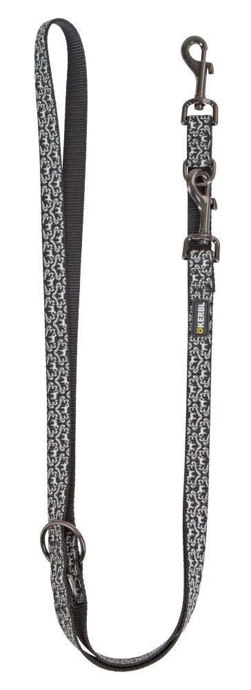 KERBL Smycz Shiny Night Z Nadrukiem Fluorescencyjnym 200cmx20mm