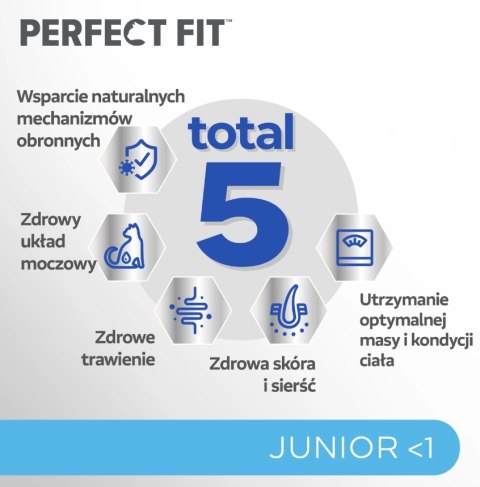 Perfect Fit™ - sucha karma pełnoporcjowa dla kociąt poniżej 1 roku, bogata w kurczaka 7kg
